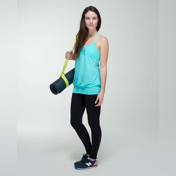 Lululemon Flow & Go Tank in Angel Blue / Creamsicle Pop Size 6. - Picture 10 of 15